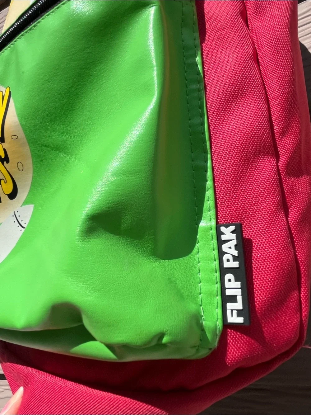 South Park Eric Cartman Cheesy Poofs Reversible Flip Pak Backpack Character Bag